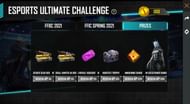 List of all the prizes available in the event